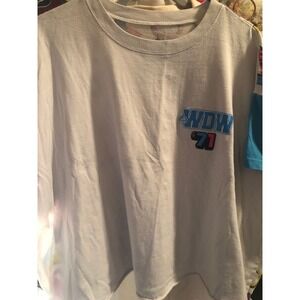 Disney WDW 71 Retro Geometric Print cropped colorful T-Shirt Size 2X